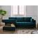 Lisa Bed Function With Footstool Peacock Blue Sofa 222cm 4-Sitzer