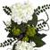 Nearly Natural Hydrangea Green/White Decoration 28"