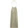 Milla Boudoir olive silk slip dress