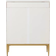 Target Nessnal 2 Cream/Gold Storage Cabinet 28x35.8"
