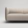 Decotique Urban Brown Leather/Beige Breeze Sofa 255cm 3-seter