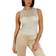 Guess Metallic Logo Top - Beige