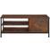 tectake Durban Brown Fernsehschrank 110x45.5cm