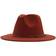 WNG Classic Wide Floppy Panama Hat - Red