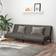 Homie Synthetic Leather Grey Sofa 200cm Zweisitzer