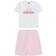 Adidas Kid's Sportswear Essentials T-shirt & Short Set - White/Multicolor