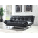Latitude Run Peniel Black Sofa 72.6" 2 Seater