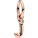 Pandora Letter j Script Alphabet Dangle Charm - Rose Gold/Transparent