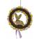 National Tree Company Egg Wreath With Bunny Center Multicolor Easter Decoration 15.7"