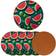 Ownta Watermelon Pattern Premium Coaster 4.3" 6