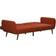 Novogratz Brittany Orange Sofa 81.5" 2 Seater