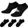 Nike Sportswear Everyday Essential No-Show Socks 3-pack - Black/White