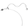 Swarovski Hyperbola Pendant Neckalce - Silver/Transparent