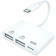 Nördic LGN-104 Lightning/ USB A - Lightning F-M Adapter