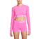 Nike Pro 365 Women's Dri-FIT Cropped Long-Sleeve Top - Playful Pink/White