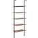 vidaXL Ladder Dark Brown/Black Step Shelf 72.8"