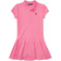 Polo Ralph Lauren Girl's Cotton Mesh Short Sleeve Polo Dress - Baja Pink