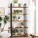 Vasagle Industrial Stable Rustic Brown/Black Bücherregal 177.5cm