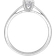 Christ Ring - White Gold/Diamond