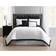 Truly Soft Everyday Hotel Border Bedspread Black (228.6x228.6)