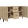 vidaXL Engineered Wood Sonoma Oak Skjenk 100x60cm