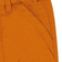 Deux par Deux Kid's Stretch Twill Short - Dusty Orange