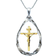 Grandado Souvenirs Cross Necklace - Gold/Silver/Transparent