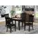 East West Furniture Nova Black Dining Set 31.5x53.5" 5