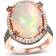 Le Vian Couture Ring - Rose Gold/Opal/Diamonds