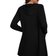 Cucuchy Women's Long Casual Zip Up Tunic Open Front - Black