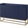 Bed Bath & Beyond Elegant Buffet Navy Storage Cabinet 47.2x31.5"