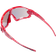 boohooMAN Racer Mirror Lens Sunglasses Red