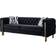 Simplie Fun Modern Tufted Black Sofa 84.2" 3 Seater