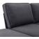 Merax Modern Practical Sectional Grey Sofa 90" 5 Seater