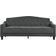 Novogratz Traditional Tufted Convertible Gray Sofa 81.5" 3 Seater
