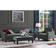 Novogratz Traditional Tufted Convertible Gray Sofa 81.5" 3 Seater