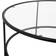 Flash Furniture Astoria Clear/Matte Black Coffee Table 35.2x35.2"