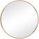 CosmoLiving by Cosmopolitan Contemporary Gold Wall Mirror 35.8x35.8"