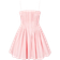 Staud Mini Bella Dress - Pearl Pink