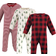 Touched By Nature Organic Cotton Sleep N Play 3-pack - Tree and Plaid (10168999)