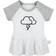 Nature Thunder Pattern Dresses - Gray Raglan #B