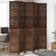 vidaXL Solid Imperial Dark Brown Raumteiler 180x220cm