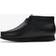 Clarks Older Kid's Wallabee Boot - Black Leather