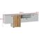 Furnival Vero Ash Gray/Oak Fernsehschrank 205x69cm 4Stk.