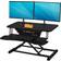 VERSADESK Power Riser 32 Electric Standing Desk Converter for Dual Monitor Detachable Keyboard Tray Black