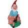 JS Gartendeko Garden Gnome on Pig Figure 32cm