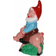 JS Gartendeko Garden Gnome on Pig Figure 32cm