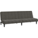 vidaXL Velvet Dark Grey Sofa 200cm Zweisitzer