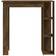 vidaXL 812963 Smoked Oak Bartisch 50x102cm