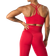 ICANIWILL Define Seamless Scrunch Sports Bra - Red